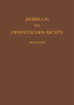 Jahrbuch des öffentlichen Rechts der Gegenwart. Neue Folge (eBook, PDF)