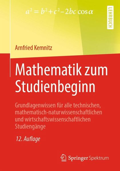 Mathematik zum Studienbeginn (eBook, PDF) von Arnfried Kemnitz - Portofrei  bei bücher.de