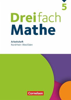 Dreifach Mathe 5. Schuljahr - Nordrhein-Westfalen - Arbeitsheft mit Lösungen - Tippel, Christina;Wieczorek, Hanno;Yurt, Mesut