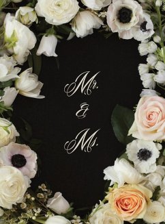 Mr. & Ms. Flowered Wedding Guest Book - Something Blue Guest Books