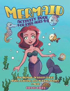 Mermaid Activity Book for Kids Ages 4-8 - Clever Kiddo