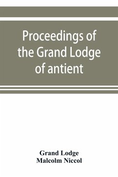 Proceedings of the Grand Lodge of antient free and accepted masons of New Zealand, for the year 1907-8 - Lodge; Malcolm Niccol, Grand