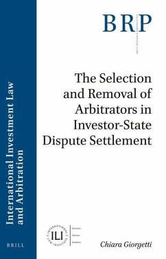 The Selection and Removal of Arbitrators in Investor-State Dispute Settlement - Giorgetti, Chiara