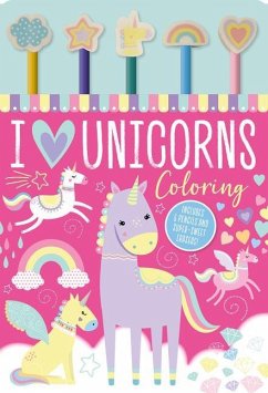 I Love Unicorns Coloring - Make Believe Ideas