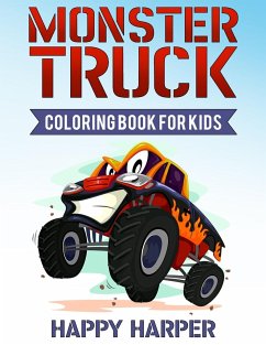 Monster Truck Coloring Book - Hall, Harper