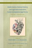 Modernisation, National Identity and Legal Instrumentalism (Vol. I: Private Law)