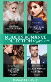 Modern Romance December 2019 Books 1-4: The Greek's Surprise Christmas Bride (Conveniently Wed!) / The Queen's Baby Scandal / Proof of Their One-Night Passion / Secret Prince's Christmas Seduction (eBook, ePUB)