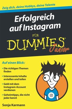 Erfolgreich auf Instagram für Dummies Junior (eBook, ePUB) - Karmann, Sonja