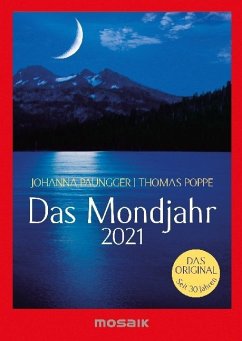 Das Mondjahr, Taschenkalender (schwarz-weiss) 2021 - Paungger, Johanna; Poppe, Thomas