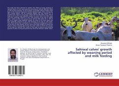 Sahiwal calves' growth affected by weaning period and milk feeding - Bhatti, Shaukat Ali;Cheema, Ahsan Tasawar