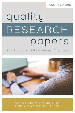 Quality Research Papers - Vyhmeister, Nancy Jean; Robertson, Terry Dwain