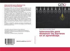 Intervención para disminuir las barreras en el aprendizaje - Hernández Vázquez, Denisse Adriana