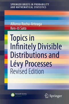 Topics in Infinitely Divisible Distributions and Lévy Processes, Revised Edition (eBook, PDF) - Rocha-Arteaga, Alfonso; Sato, Ken-iti