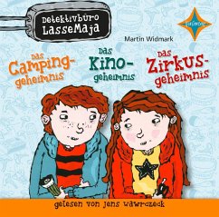 Sammelbox: Das Zirkusgeheimnis, Das Campinggeheimnis & Das Kinogeheimnis / Detektivbüro LasseMaja Bd.6,8,9 (3 Audio-CDs) - Widmark, Martin