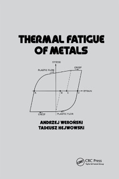 Thermal Fatigue of Metals - Weronski, Andrzej