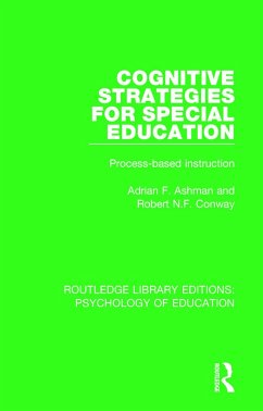 Cognitive Strategies for Special Education - Ashman, Adrian F; Conway, Robert N F