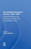 Soviet/East European Survey, 1987-1988
