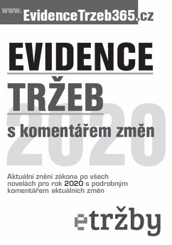 EVIDENCE TRŽEB 2020 s komentářem změn (eBook, ePUB) - NEWSLETTER - vydavatelství, DonauMedia