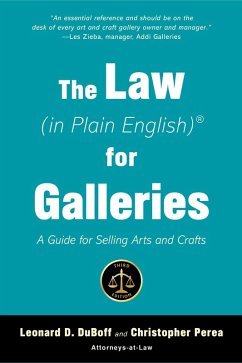 Cover The Law (in Plain English) for Galleries (eBook, ePUB)