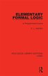 Elementary Formal Logic (eBook, ePUB) - Bild 1