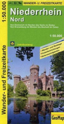 Niederrhein Nord Wander- und Freizeitkarte