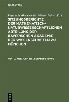 Cover Juli- bis Dezembersitzung
