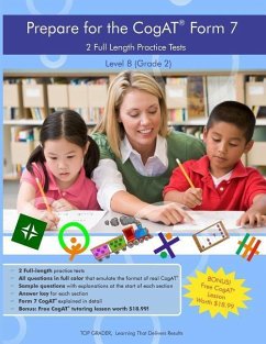 Two Full Length Practice Tests for the CoGAT Form 7: For Level 8 (Grade 2) - Grader LLC, Top