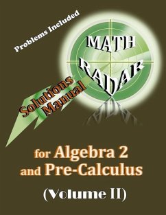 Solutions Manual for Algebra 2 and Pre-Calculus (Volume II) - Kang, Aejeong