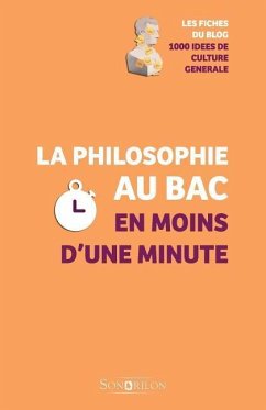 La philosophie au Bac en moins d'une minute - 1000 Idees de Culture Generale