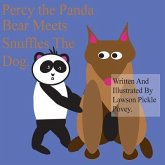 Percy The Panda Bear Meets Snuffles The Dog.
