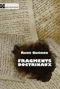 Fragments doctrinaux - Guenon, Rene