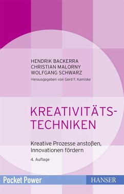 Kreativitätstechniken (eBook, ePUB) - Backerra, Hendrik; Malorny, Christian; Schwarz, Wolfgang