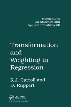 Transformation and Weighting in Regression - Carroll, Raymond J; Ruppert, David