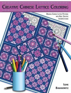 Creative Chinese Lattice Coloring - Baranowitz, Ilene