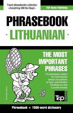 English-Lithuanian phrasebook & 1500-word dictionary - Taranov, Andrey