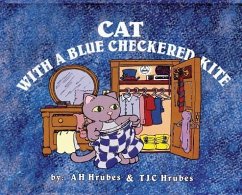 Cat With A Blue Checkered Kite - Hrubes, A H