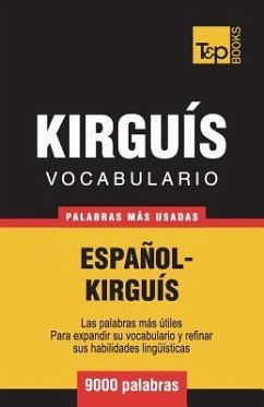 Vocabulario Español-Kirguís - 9000 palabras más usadas - Taranov, Andrey