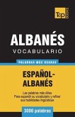 Vocabulario Español-Albanés - 3000 palabras más usadas