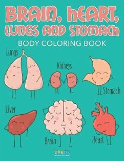 Brain, Heart, Lungs, and Stomach - Body Coloring Book - Activity Books, Bobo's Children