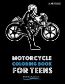 Motorcycle Coloring Book For Teens