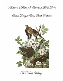 Audubon's Plate 17 Carolina Turtle Dove: Classic Designs Cross Stitch Pattern - Halsey, M. Norah