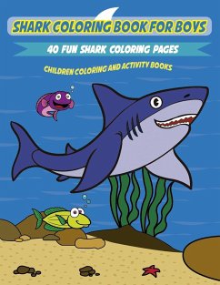 Shark Coloring Book for Kids - Press, Amazing Activity