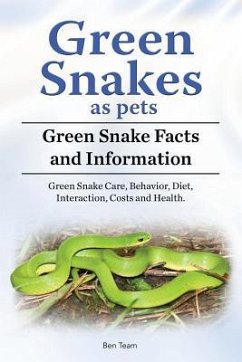 Green Snakes as pets. Green Snake Facts and Information. Green Snake Care, Behavior, Diet, Interaction, Costs and Health. - Team, Ben