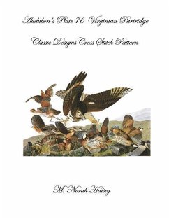 Audubon's Plate 76 Virginian Partridge: Class Designs Cross Stitch Pattern - Halsey, M. Norah