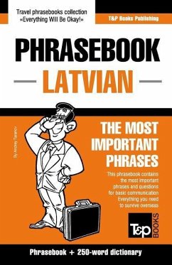 English-Latvian phrasebook & 250-word mini dictionary - Taranov, Andrey