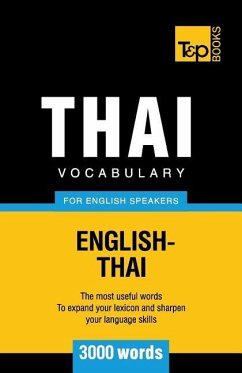 Thai vocabulary for English speakers - 3000 words - Taranov, Andrey