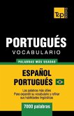 Portugués vocabulario - palabras mas usadas - Español-Portugués - 7000 palabras