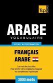 Vocabulaire Français-Arabe égyptien pour l'autoformation - 3000 mots