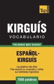 Vocabulario Español-Kirguís - 7000 palabras más usadas