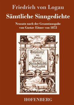 Cover Sämtliche Sinngedichte